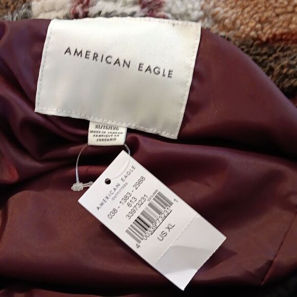 NWT American Eagle Outfitters  Sherpa Plaid Jacket/Shirt - Picture 10 of 15
